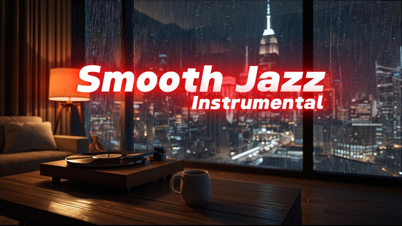 The Perfect Rainy Escape 🌧️ Smooth Jazz Instrumental for Late Night Coffee