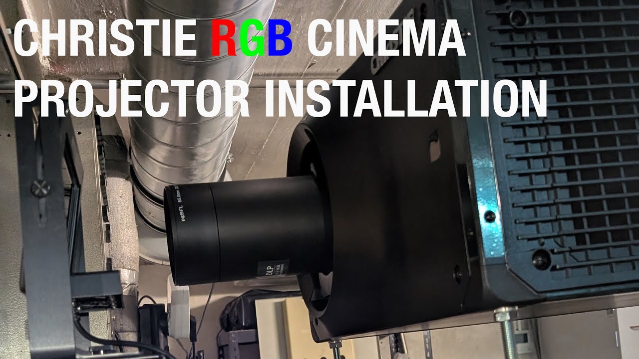 Christie RGB Cinema Projector Installation In The Cinema