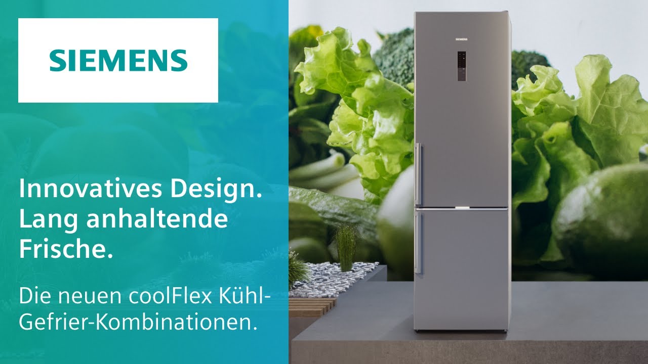 Langanhaltende Frische dank coolFlex innovativer Technologie | Siemens Kühlschrank