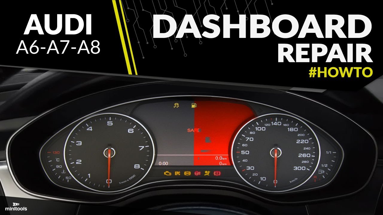 Audi A6 – A7 C7 and A8 D4 instrument clusters repair – display replacement