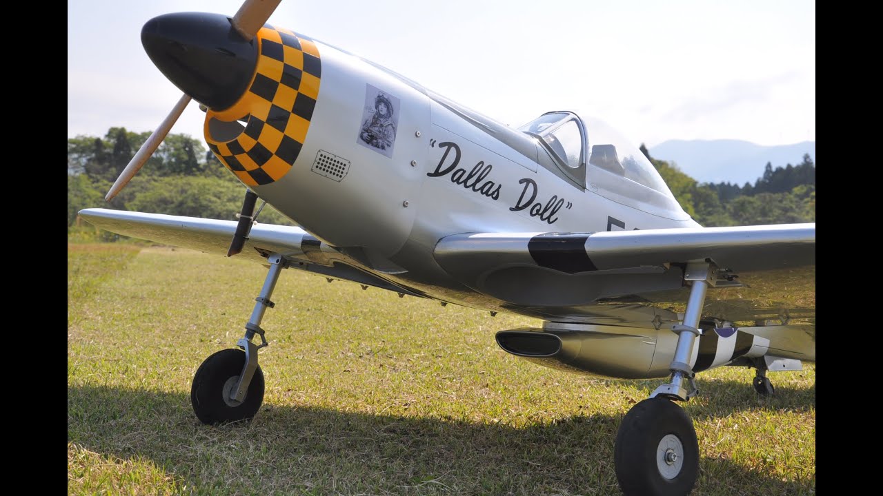 P- 51 Mustang RC Plane : Leisurely Flight Sassy