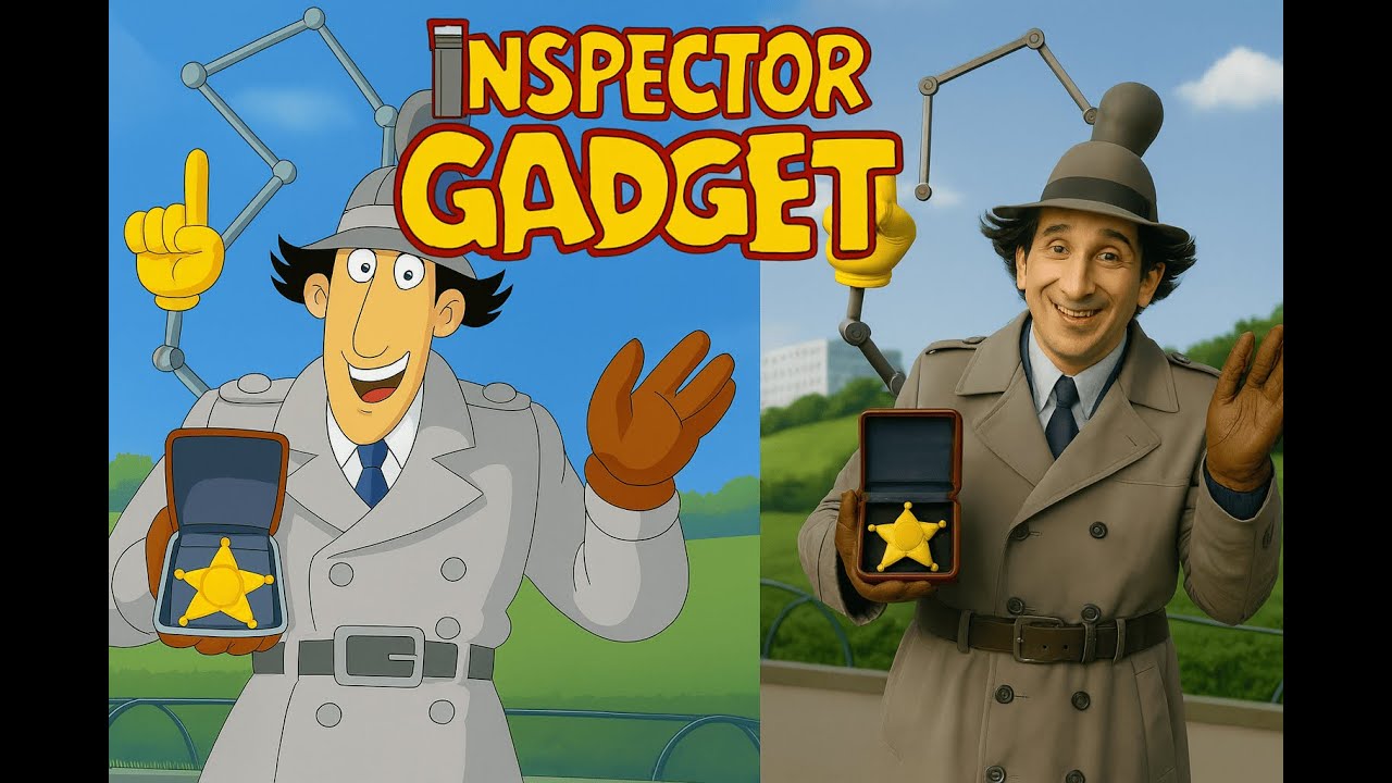¡El Inspector Gadget en la vida real 😱🔎 Reimaginado con IA!