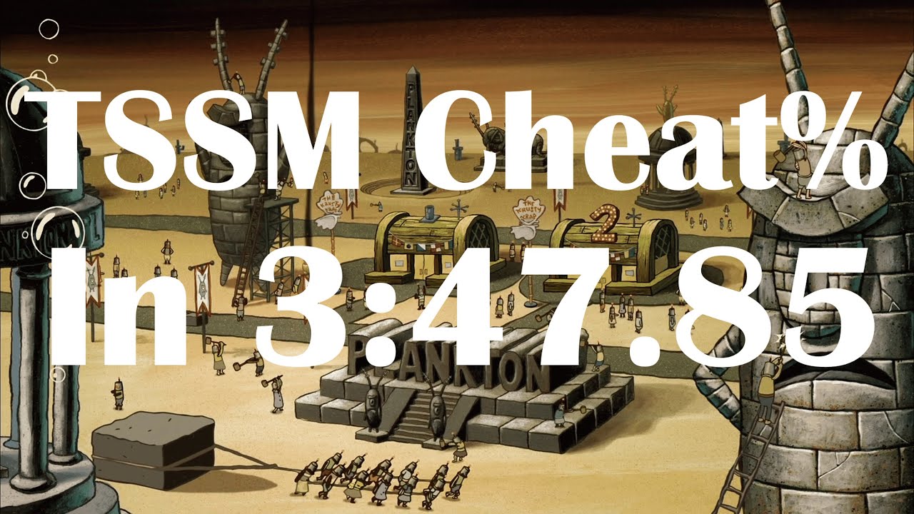 The SpongeBob SquarePants Movie Cheat% speedrun in 3:47.85