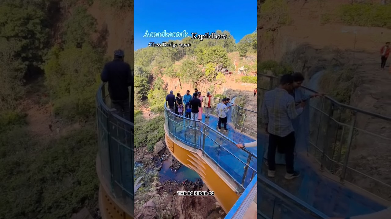 Glass Bridge Open Kapildhara 😍 #kapildhara #amarkantak #madhyapradeshtourism #madhyapradesh