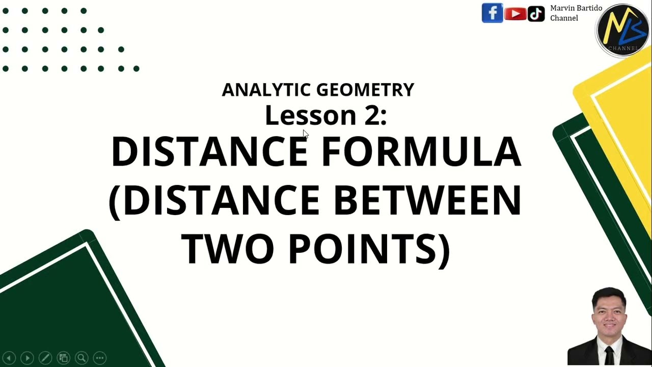 Analytic Geometry - Distance Formula (Distance Between Two Points)