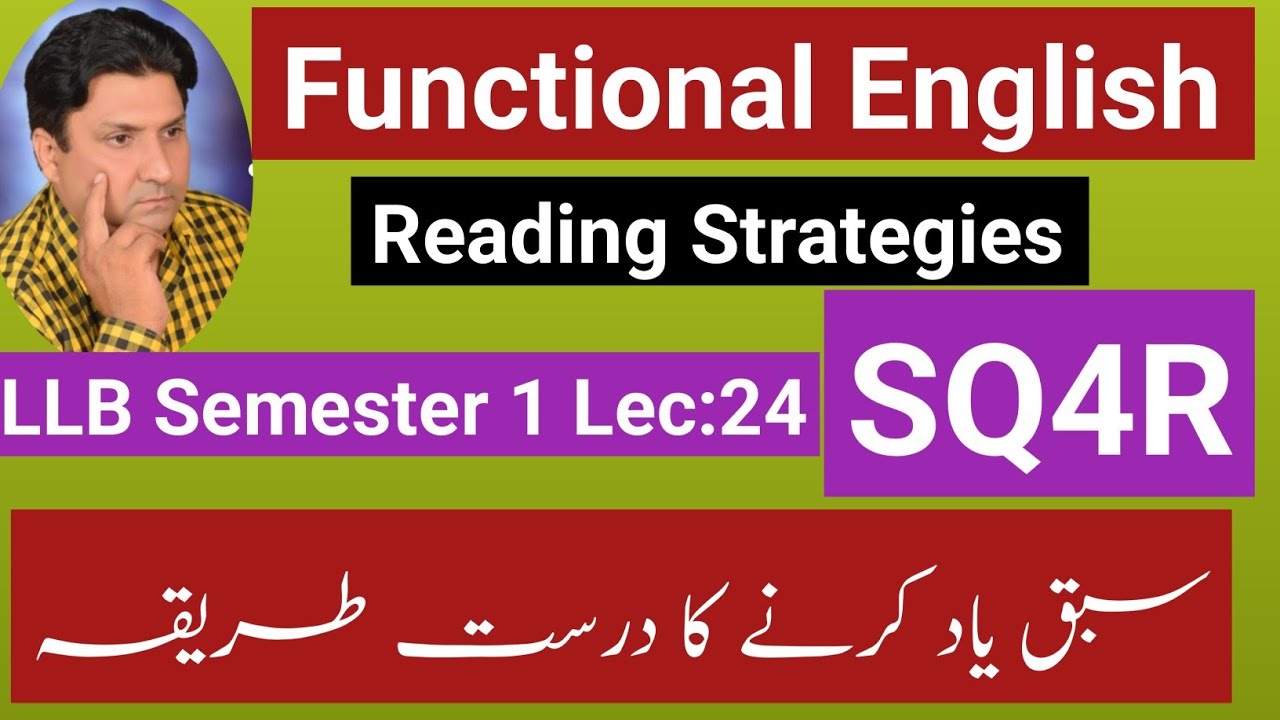 LLB Semester 1Functional English| SQ4R| Reading Strategies| Reading Methodologies|