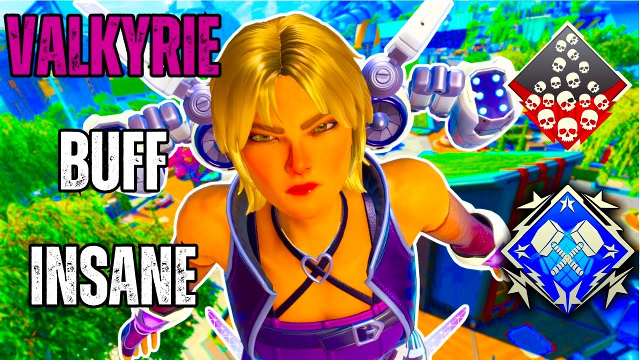 *NEW* VALKYRIE BUFF IS ACTUALLY INSANE (22 KILLS 5,700 DAMAGE) | Apex Legends Season 27