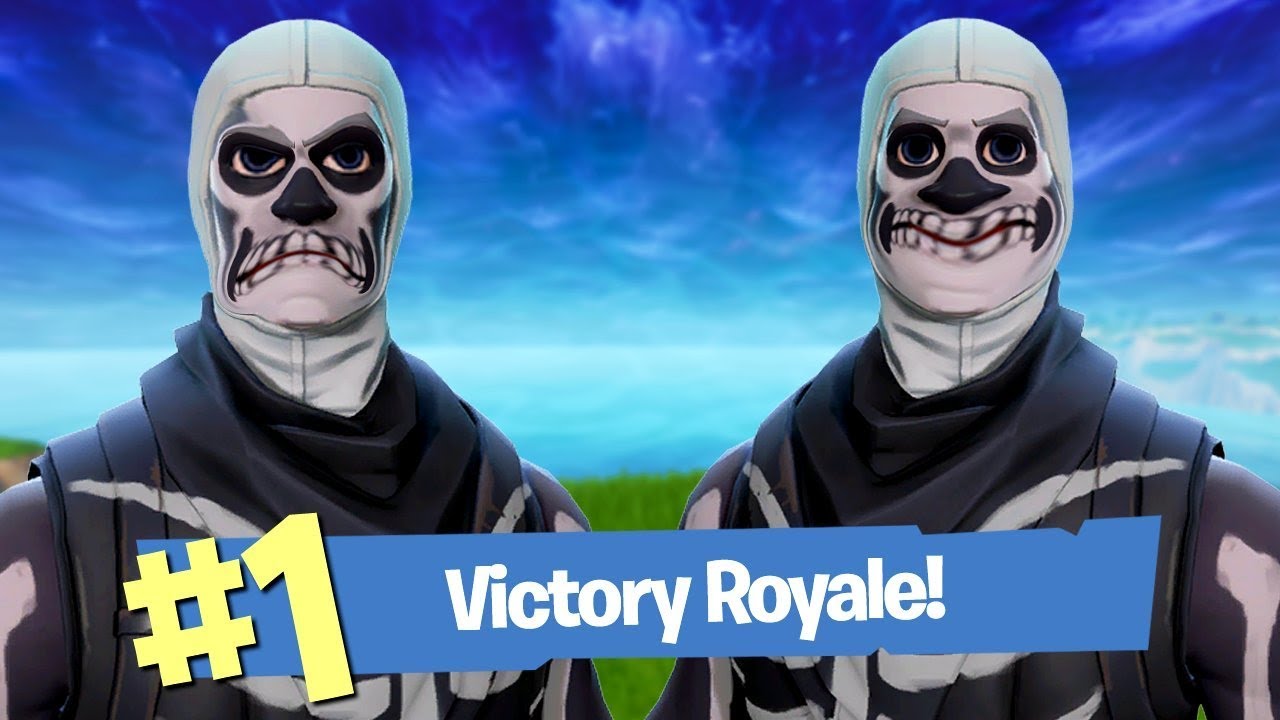EPIC FINALE VS 2 SKELETON SKIN TRY HARDS! FORTNITE