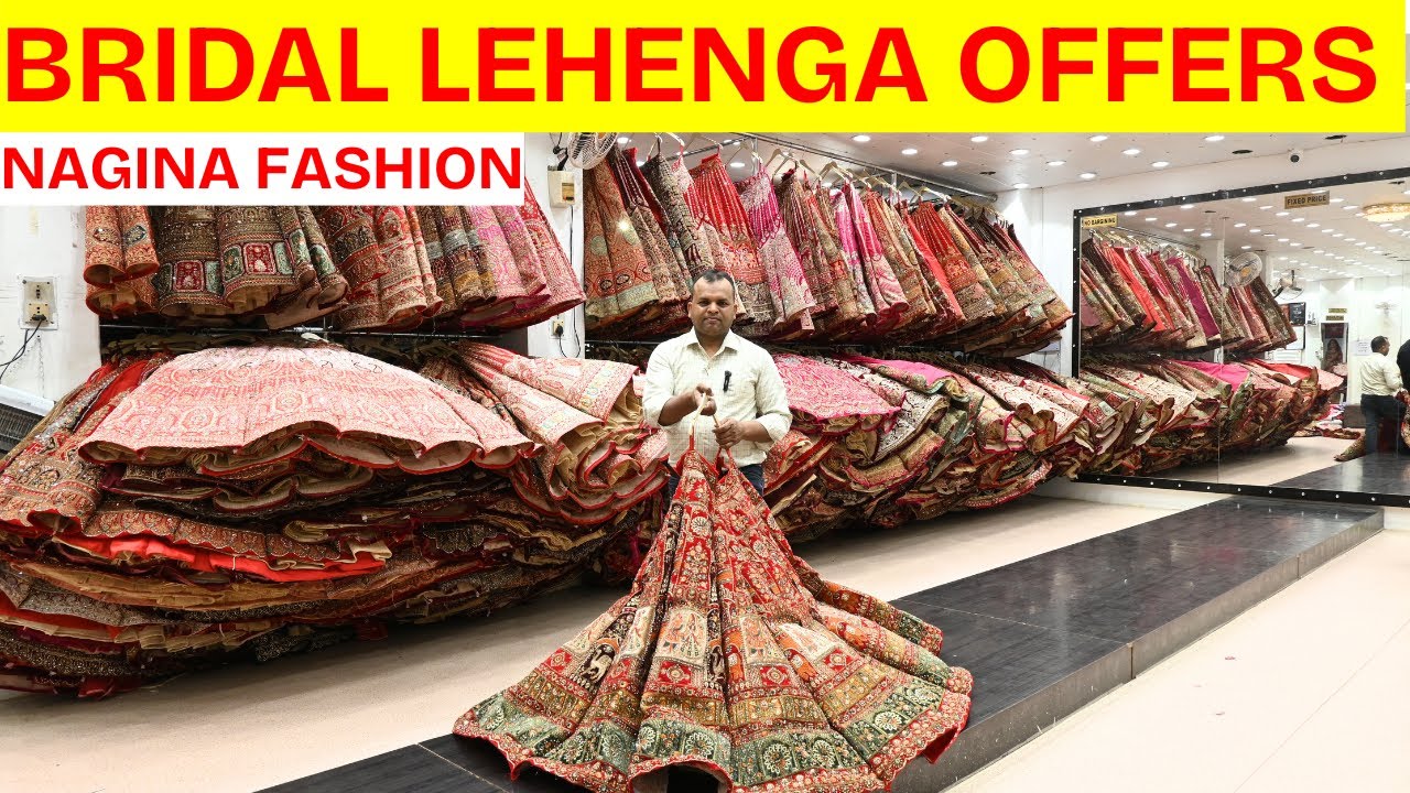 Bridal Lehenga Chandni Chowk | Chandni Chowk Lehenga Market | Nagina Fashion Chandni Chowk