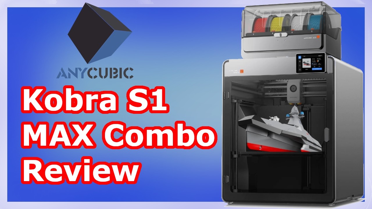 🔥 Anycubic Kobra S1 Max Review – Multicolor, ASA CF & Nylon CF Test! 🚀