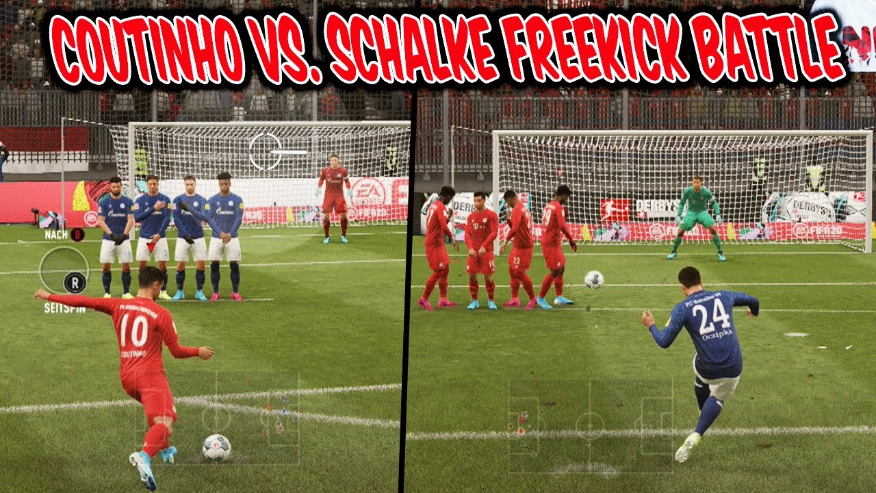 Philippe COUTINHO vs. SCHALKE 04 Freekick Challenge! Kranke Freist&ouml;&szlig;e - Fifa 20 Ultimate Team