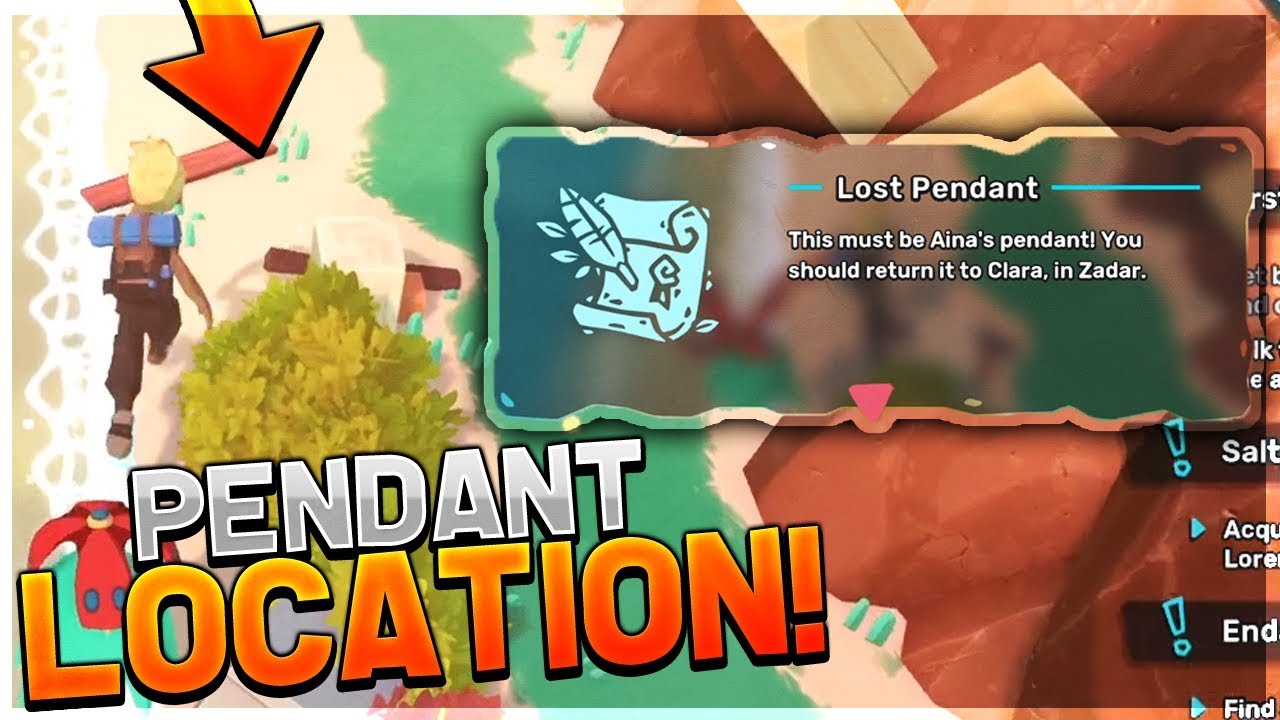 WHERE TO FIND THE MISSING PENDANT IN TEMTEM! + AMAZING REWARD! | TEMTEM QUEST GUIDE