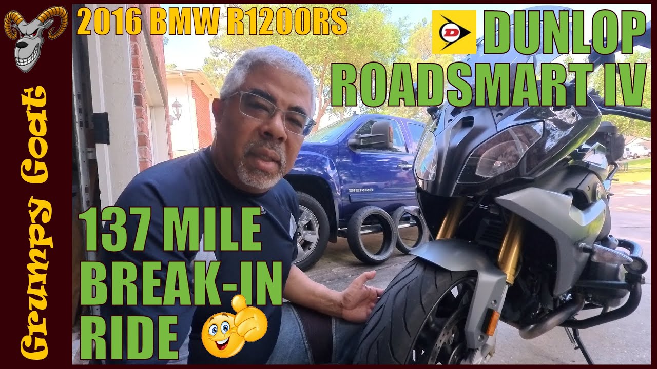 137-mile Break-in Ride for the Dunlop Sportmax RoadSmart IV tires * The best bits | 2016 BMW R1200RS