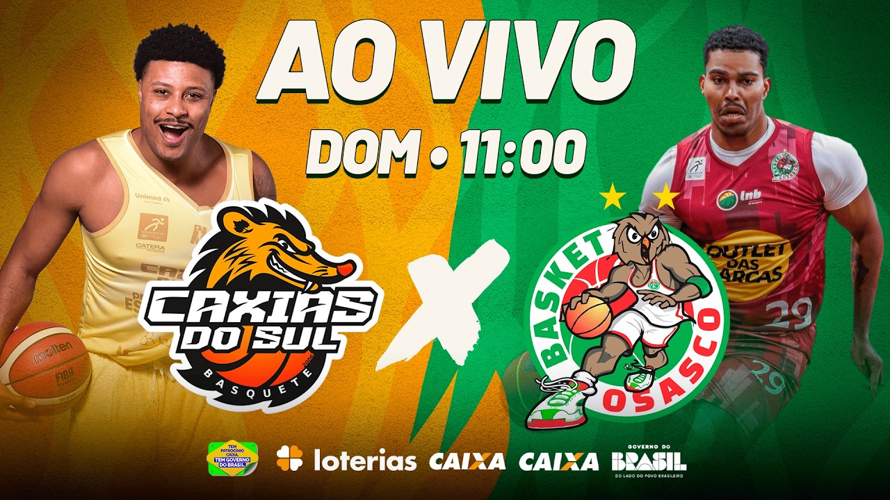 Caxias do Sul Basquete x Basket Osasco | NBB CAIXA 2025/26 | AO VIVO | 22/02/2026 | 11h00