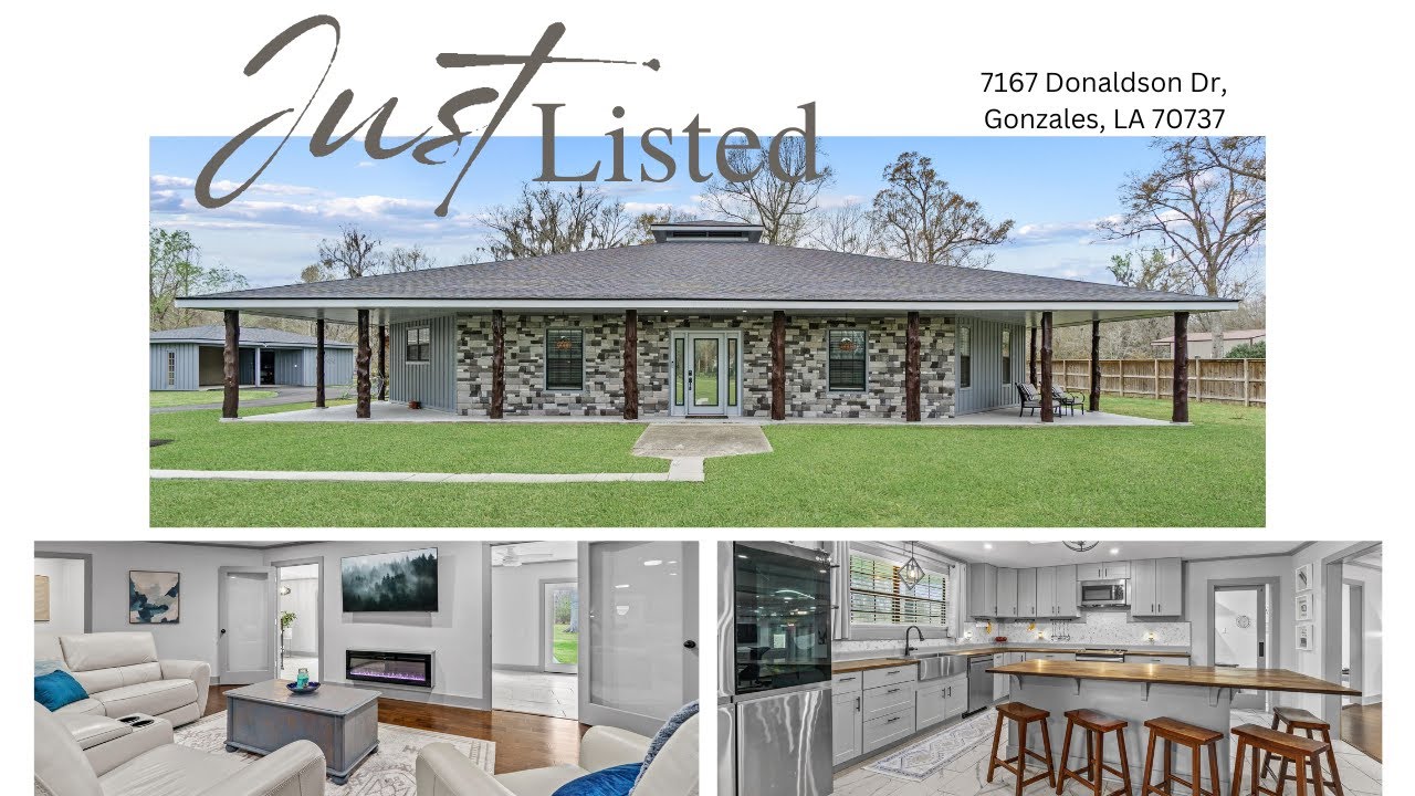 Tour the Luxurious 7167 Donaldson Dr, Gonzales, LA