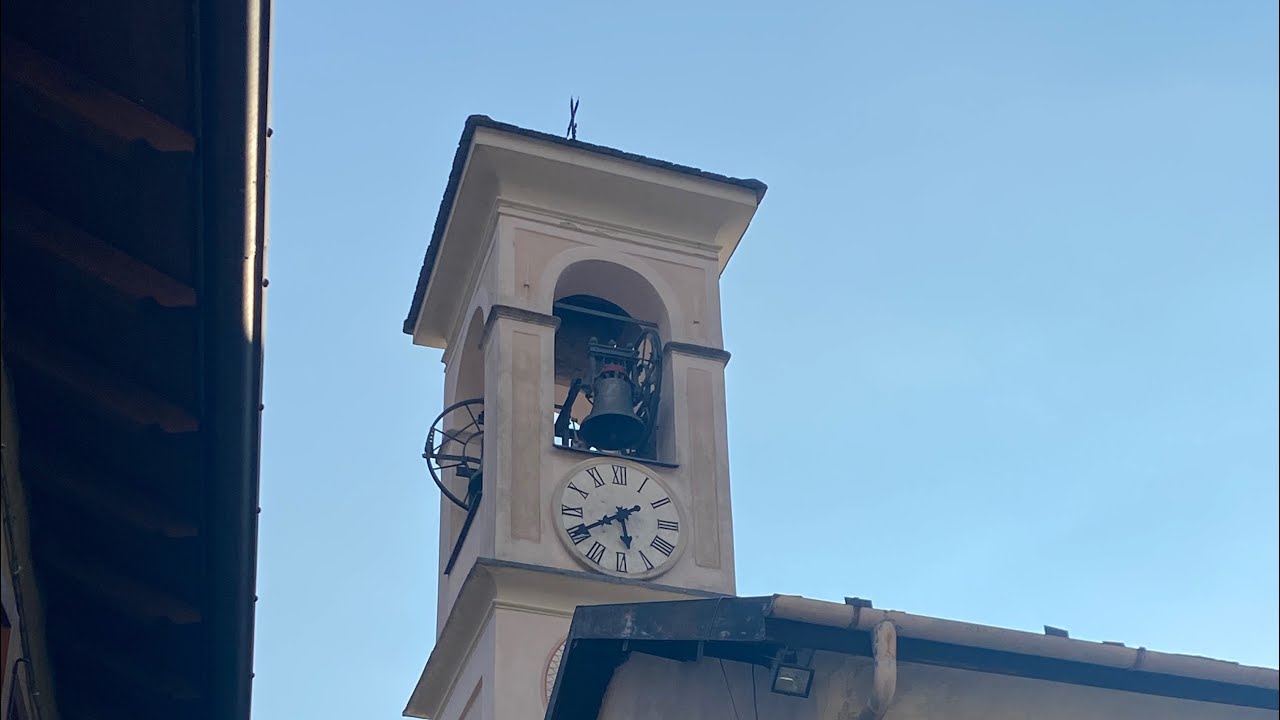 Le campane di Mandello del Lario (LC) Fraz Maggiana   Concerto Solenne a 3 campane