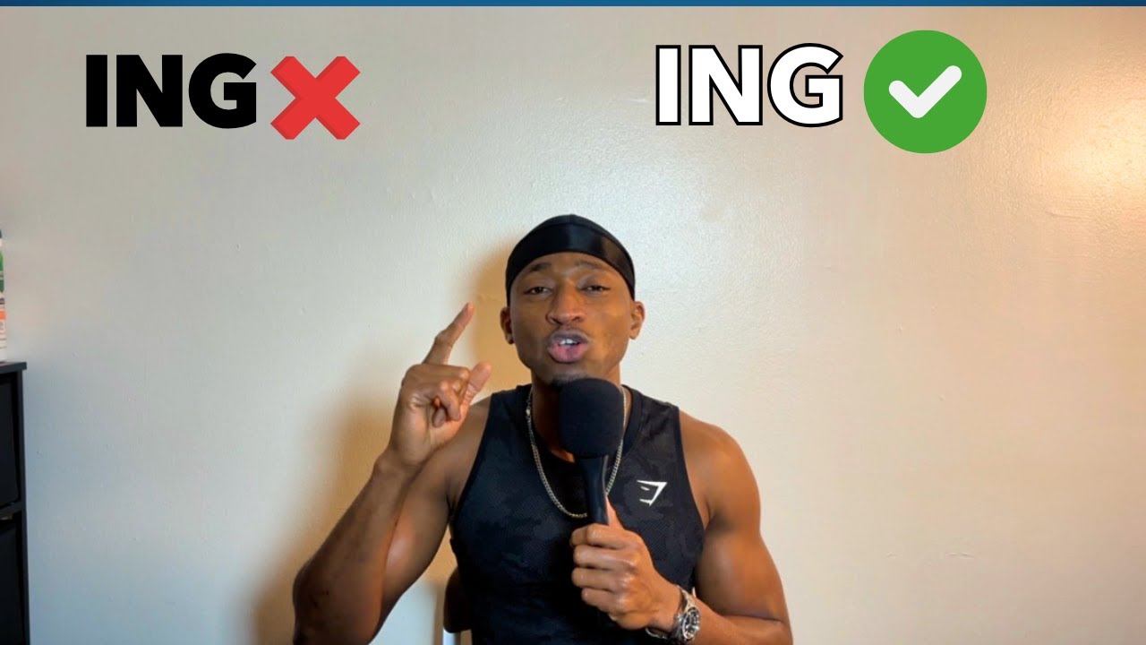 How to Pronounce ING Correctly (Clear English)
