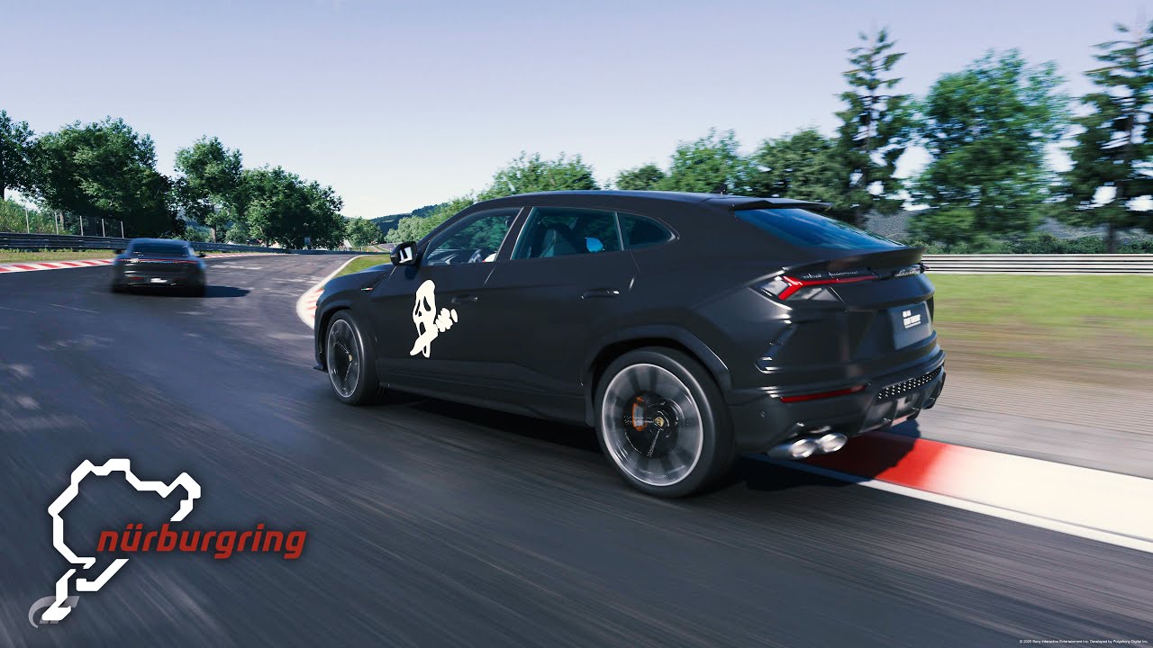 Lamborghini Urus 650 Hp VS Porsche Taycan Turbo S 762 Hp sur le Nürburgring !