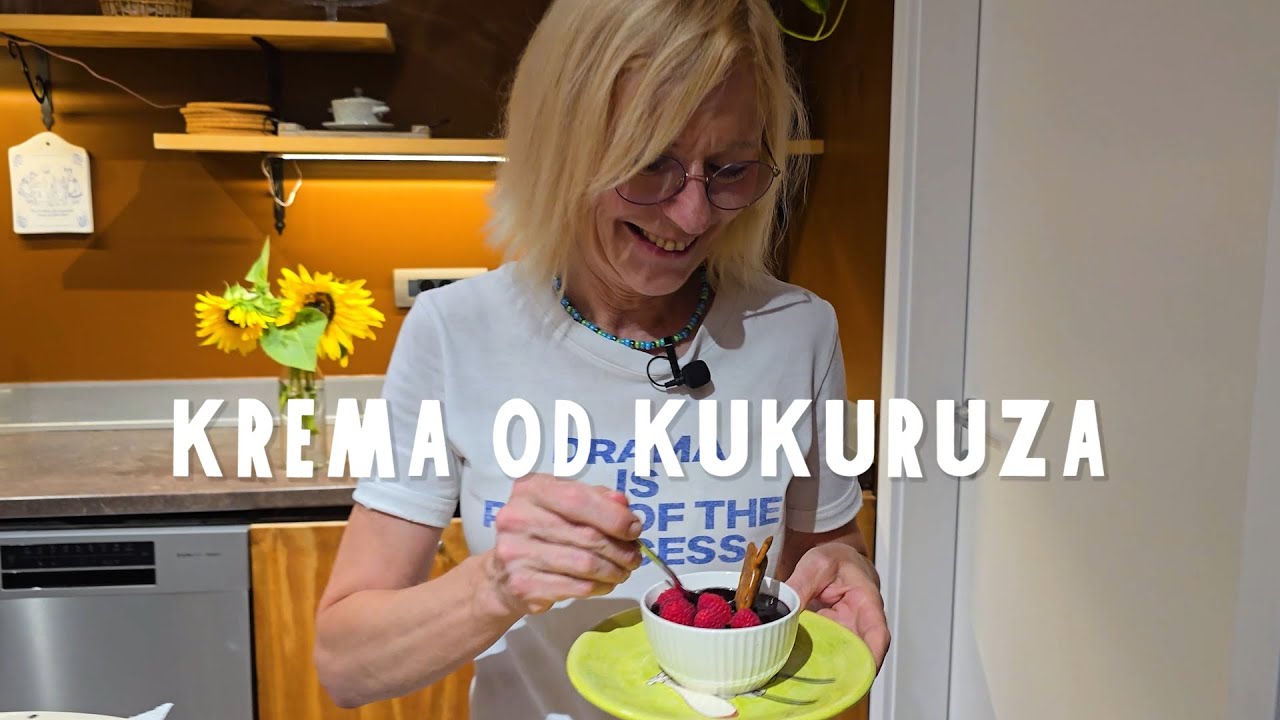 KOD ANE Krema od kukuruza s malinama i kupinama