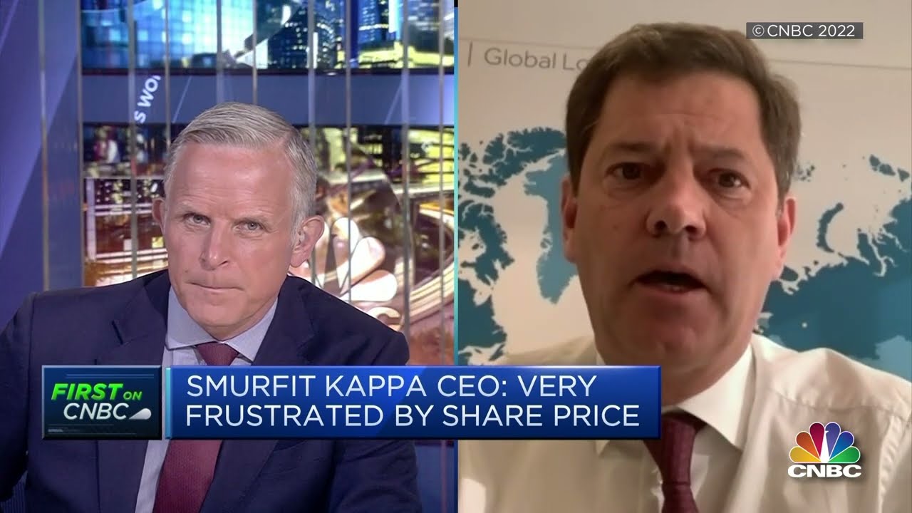Tony Smurfit talks to CNBC about the Smurfit Kappa 2022 Half Year Results