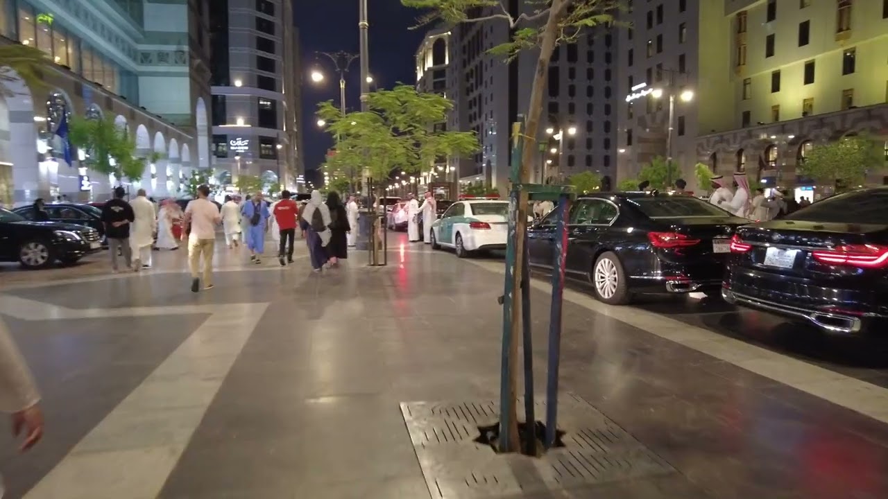 From Masjid Nabawi to Maden Hotel After Maghrib | Madinah Night Walk