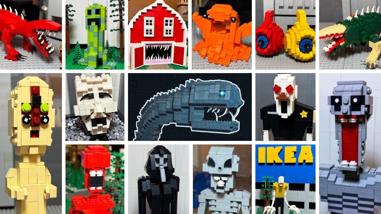 All LEGO SCP Creatures & Monsters COMPILATION!