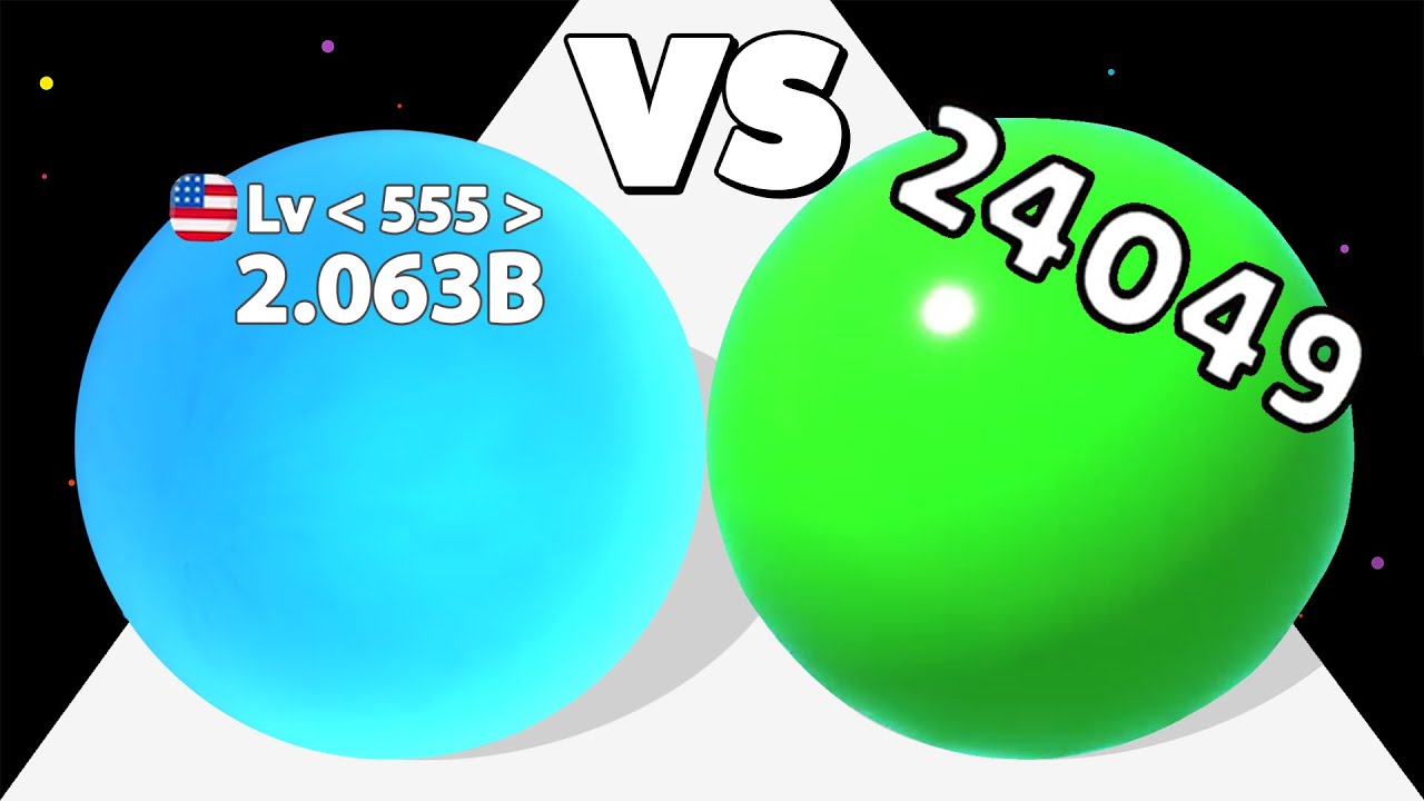ROLLING BALLS SWALLOWING /vs LEVEL HERO ∞ ASMR Gameplay Android iOS • Number Ball Run Math Games