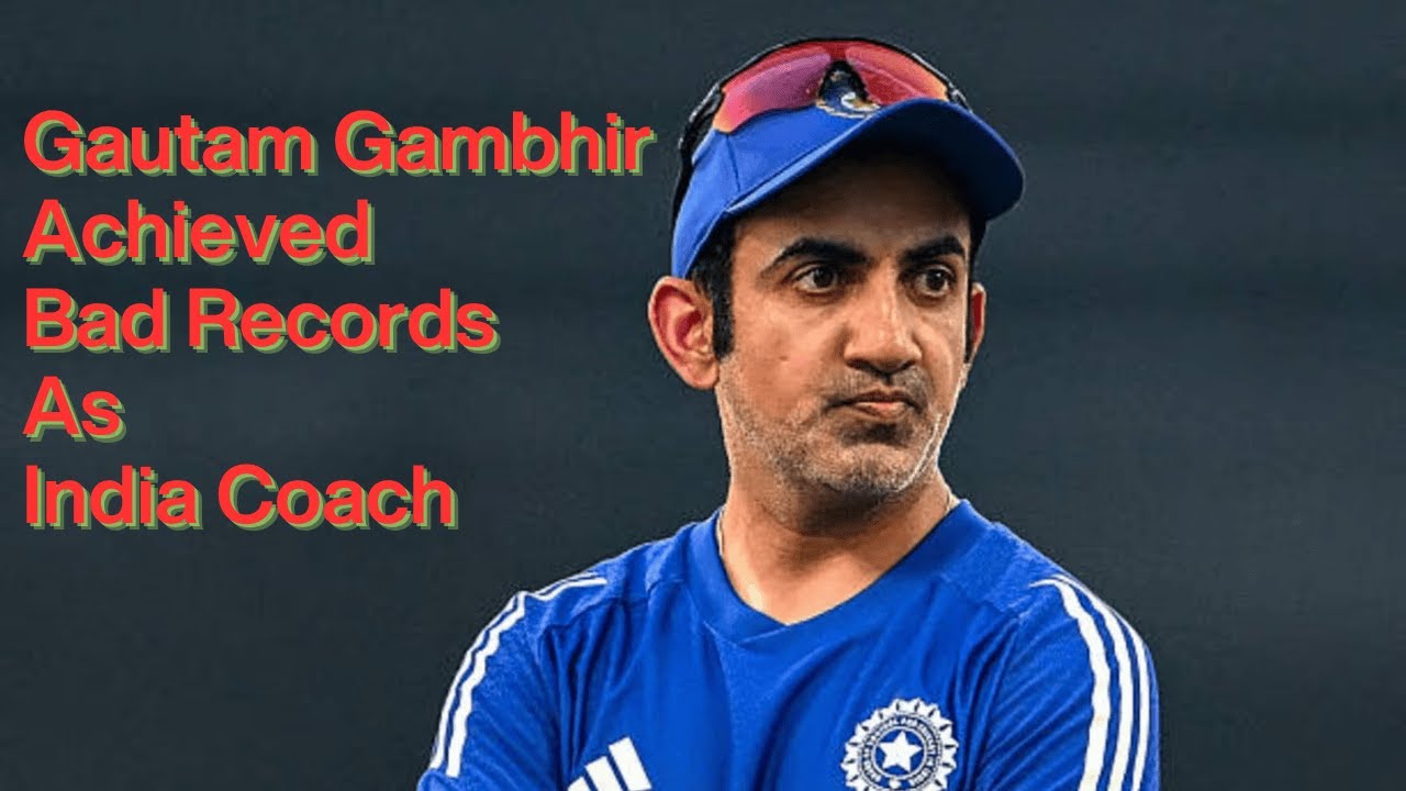Gautam Gambhir Achieved Bad Records As India Coach #india #cricket #viratkohli #viral #gautamgambhir
