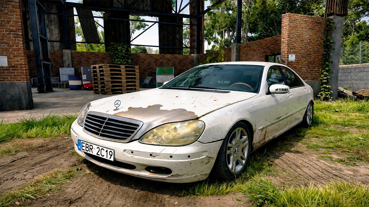 Abandoned Mercedes S-Class W220  - BeamNG.Drive