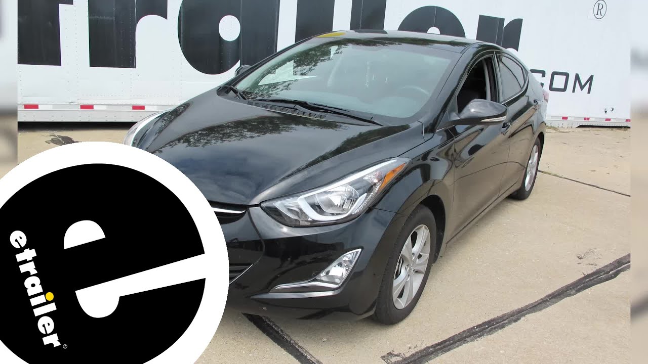 etrailer | DIY Install: Curt Trailer Hitch Receiver on your 2016 Hyundai Elantra