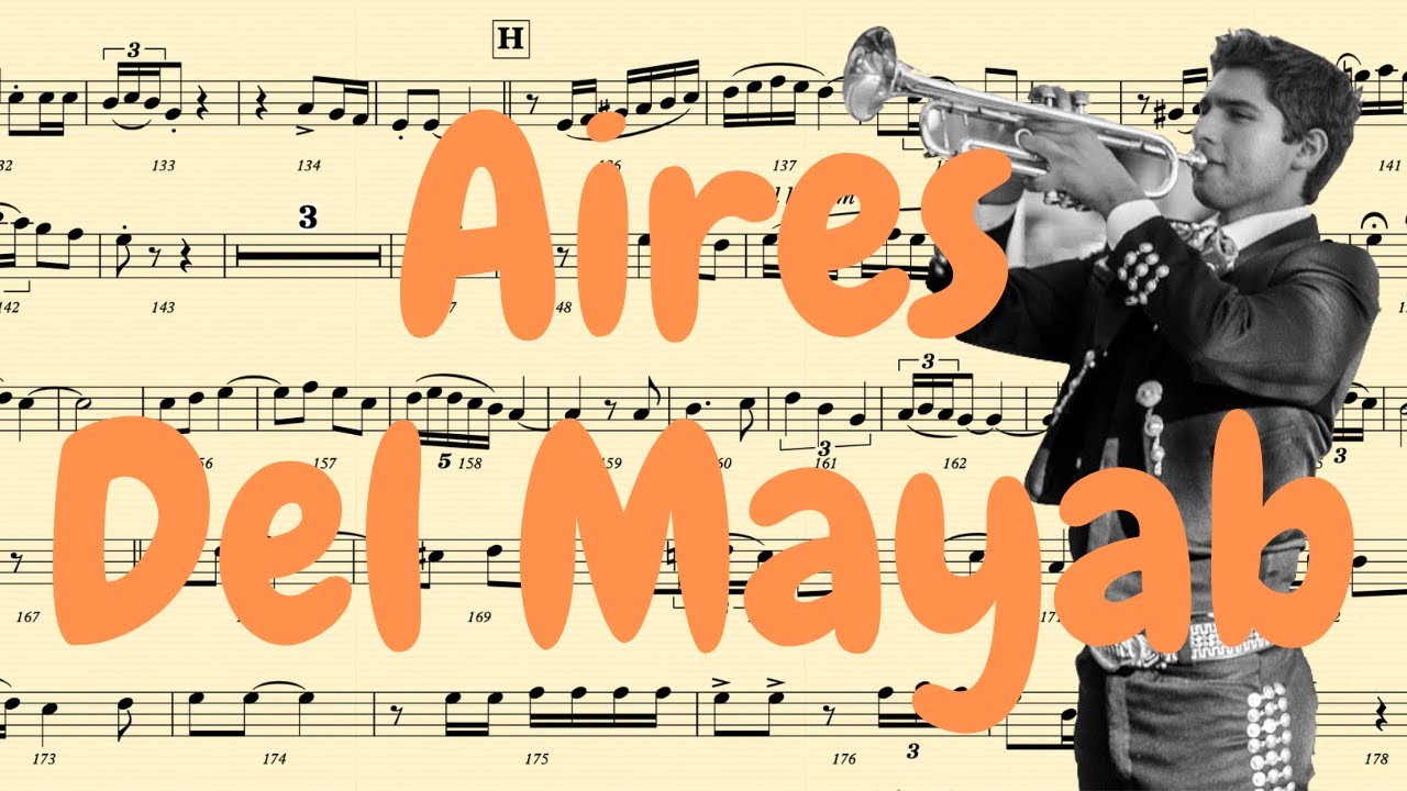 Como tocar Aires Del Mayab en la trompeta - Version Cajon