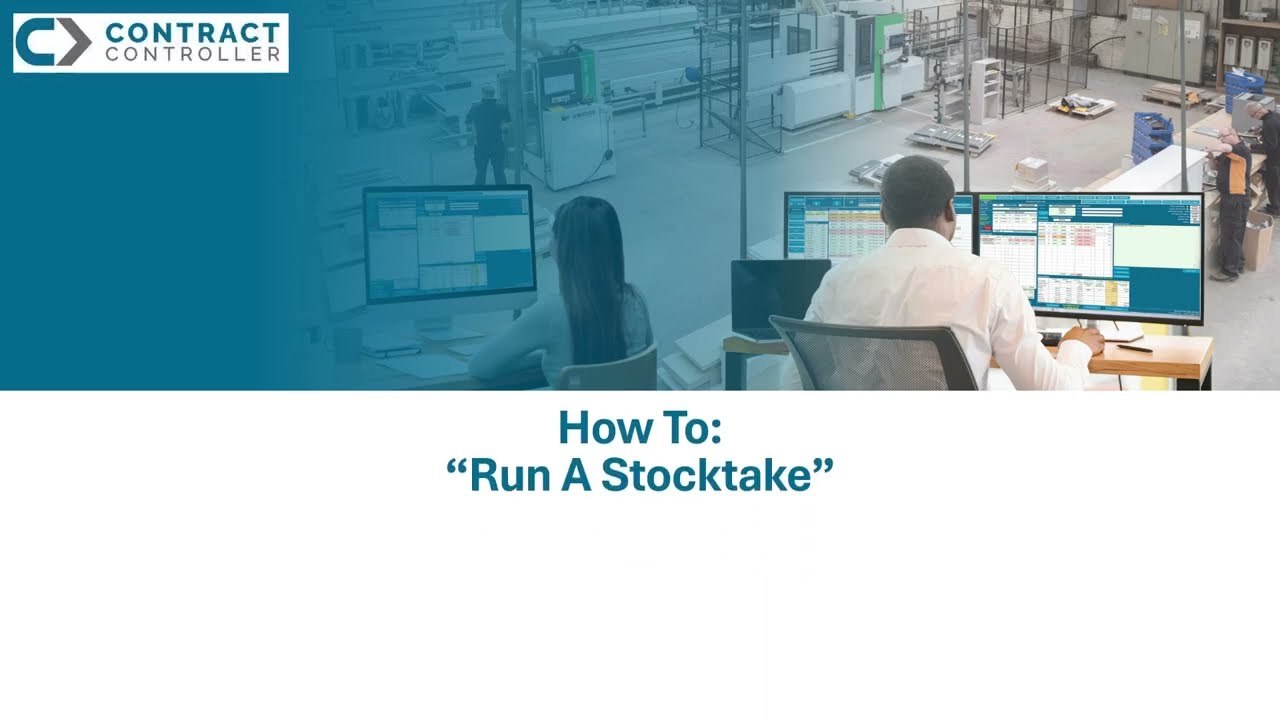 Contract Controller - Performing A Stocktake