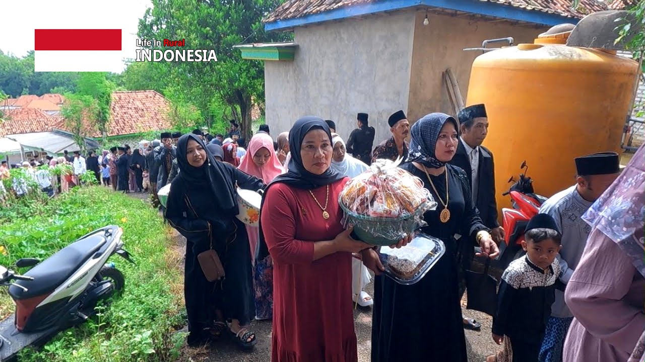 rural village life in indonesia, One hour at a wedding event in rural Indonesia