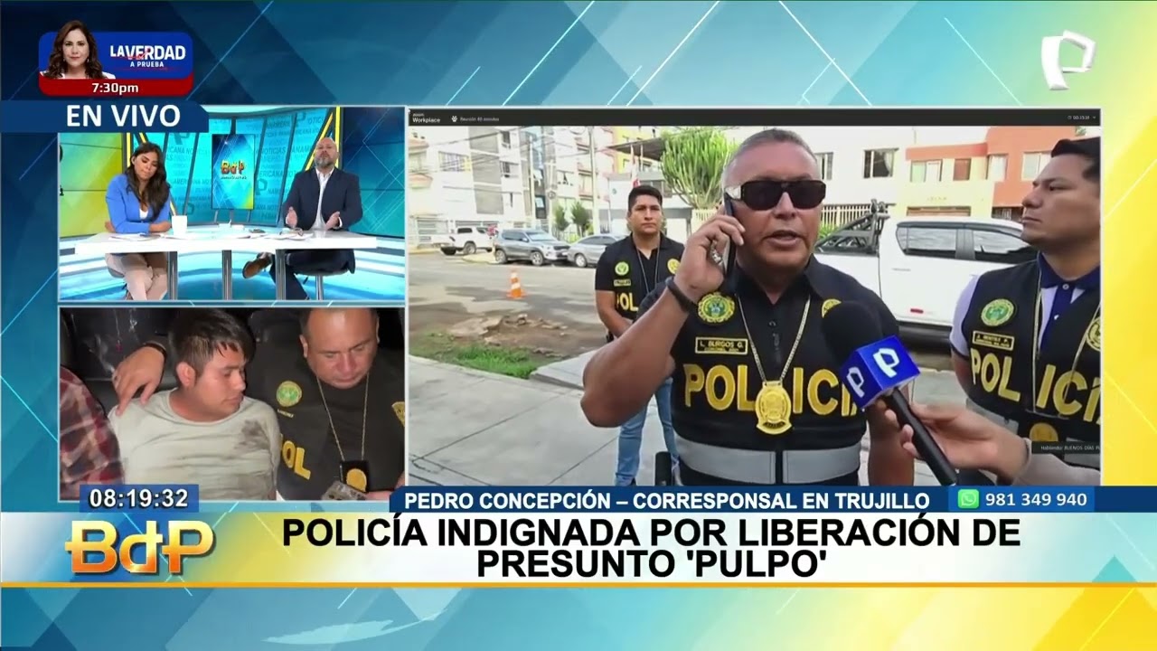 BDP EN VIVO Alias “El Cocinero” es liberado por segunda vez en Trujillo