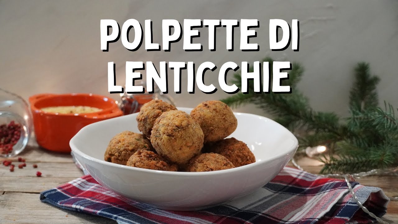 POLPETTE di LENTICCHIE con MAIONESE VEGANA | Ricette Natale facili ed economiche