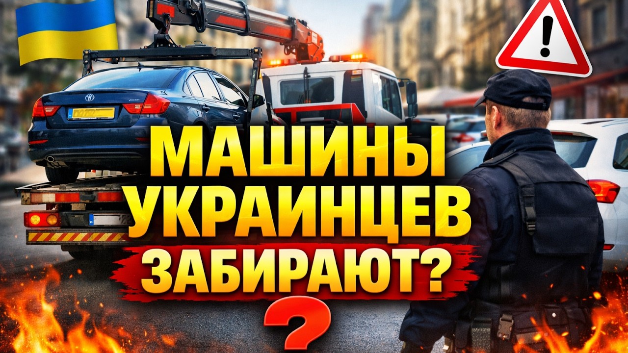 Массово забирают машины у украинцев в Европе! Разбор 🔥
