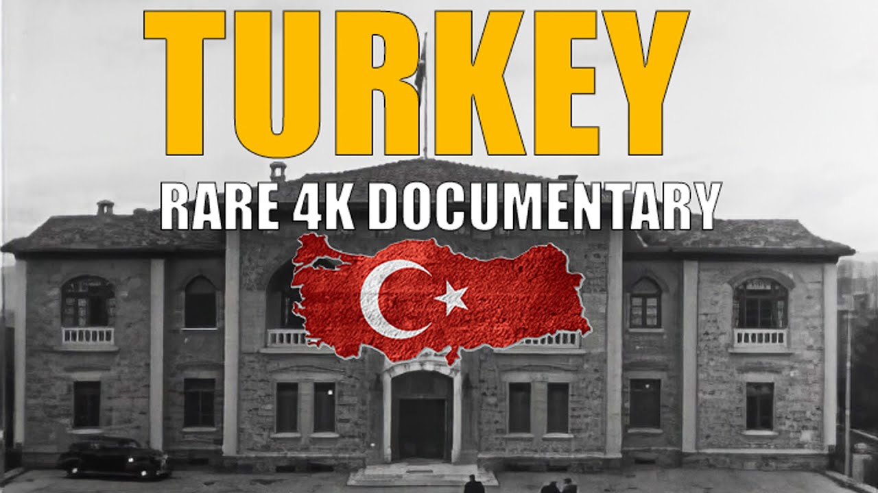 🇹🇷 Turkey 1949 | Rare US Government Documentary Restored in 4K | Politics, Army & Daily Life