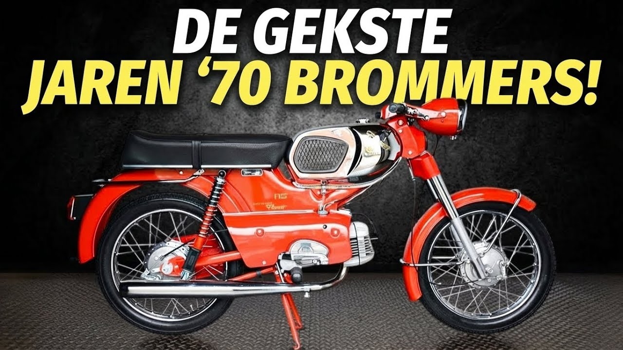 Iconen Van De Jaren ’70 – De Coolste Bromfietsen Uit Onze Wildste Jaren!