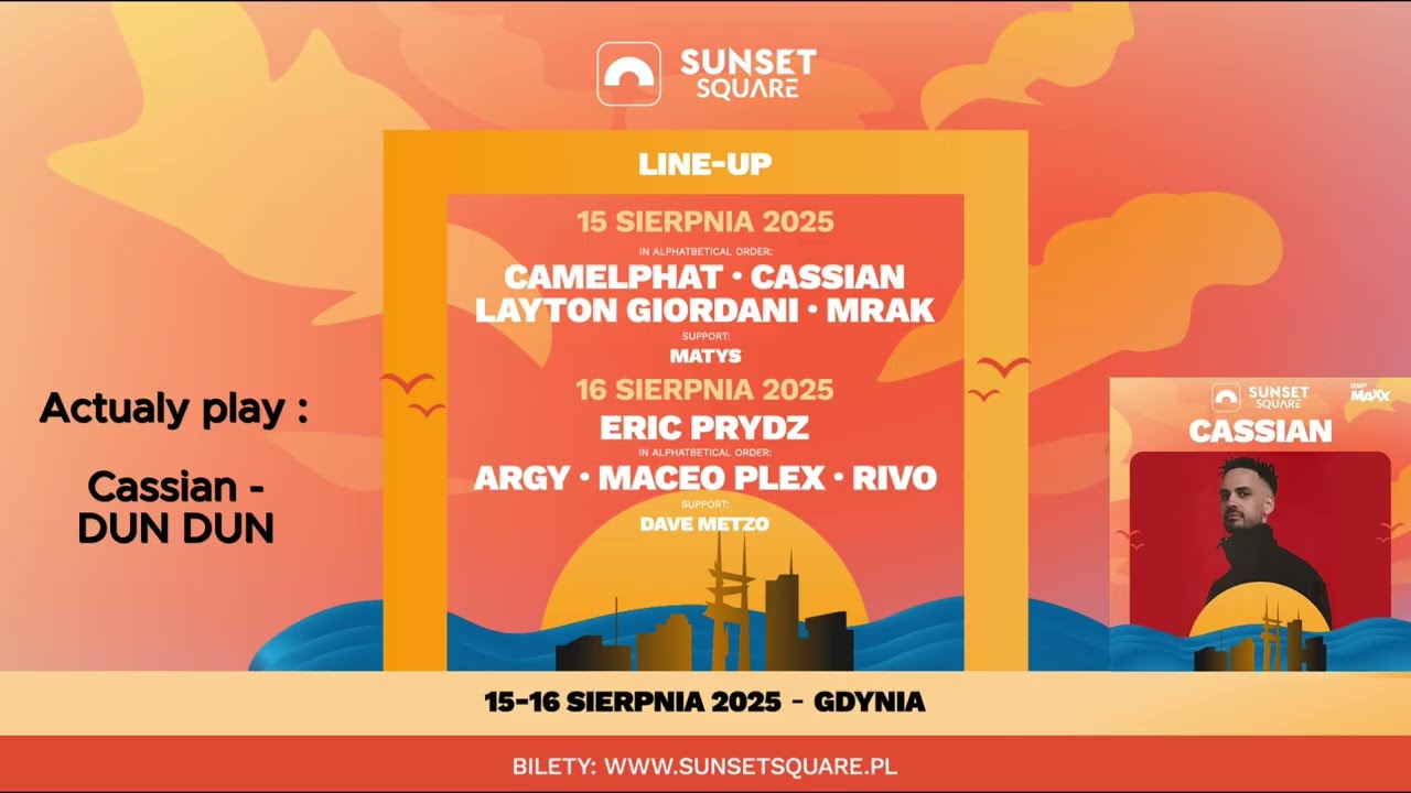 BEFORE SUNSET SQUARE SET 2025 (ARGY, MRAK, CASSIAN & MORE)