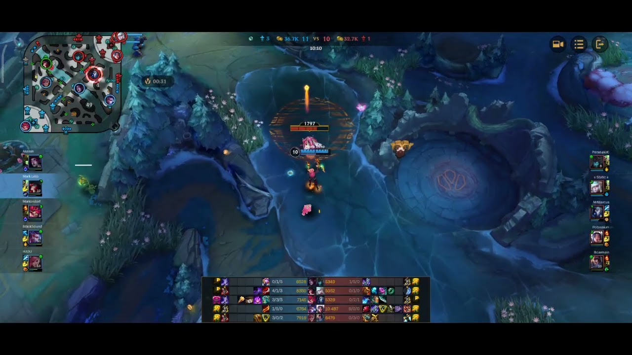 Miss Fortune ❤️ Wild Rift (Gameplay 4) REMONTADA #leagueoflegends #wildrift #gameplay 