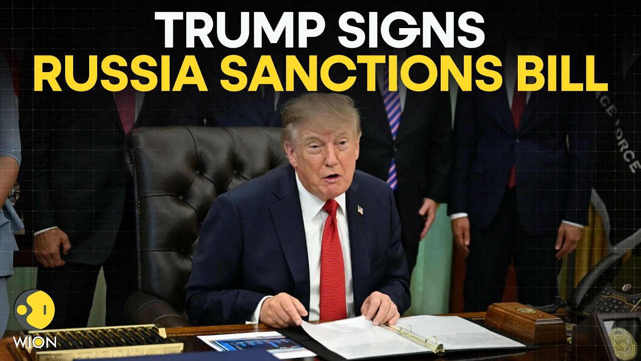 Trump Signs Russia Sanctions Bill Into Law, Targets Moscow&rsquo;s Energy Sector | WION