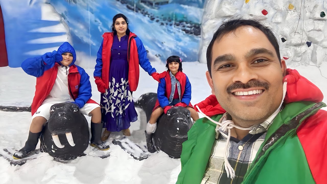 Enjoyment in snow Kingdom 