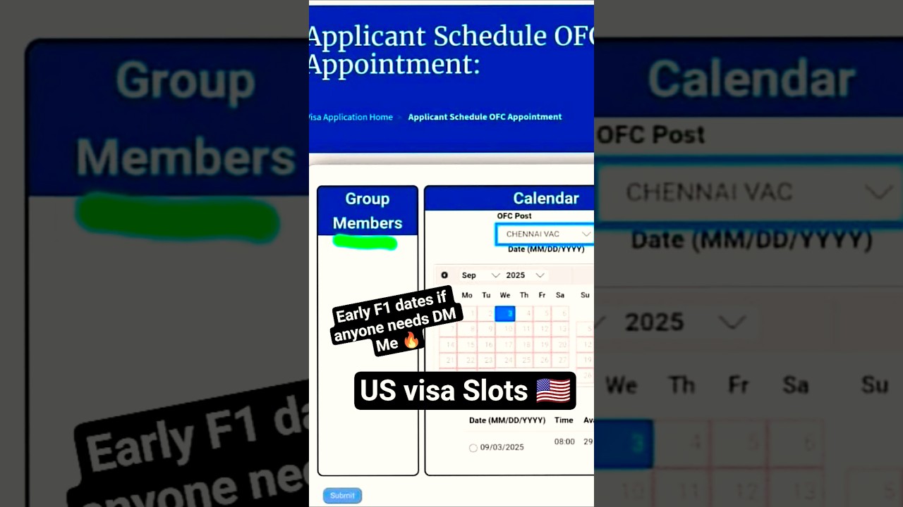 US Visa Slots.       #usvisa #usvisaprocess #usvisatips #us