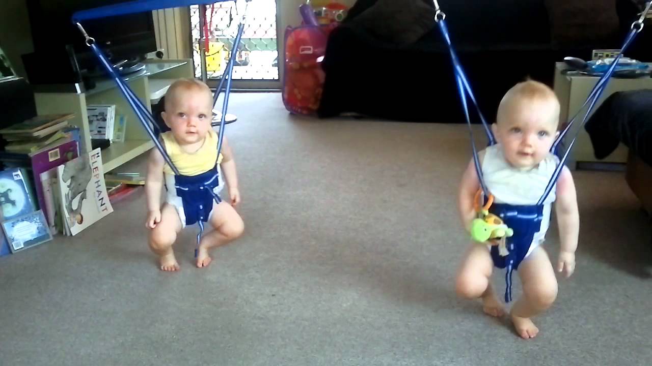 Twins rockin to Johnny Cash
