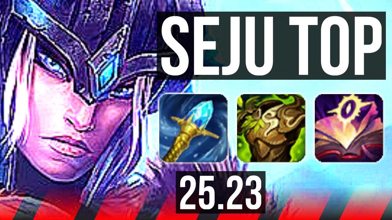 SEJUANI vs DARIUS (TOP) | 6 solo kills, Legendary | KR Master | 25.23