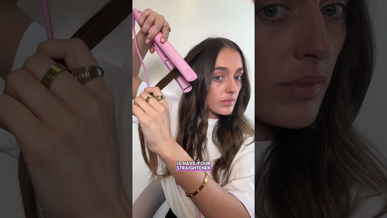 How to curl your hair with a straightener