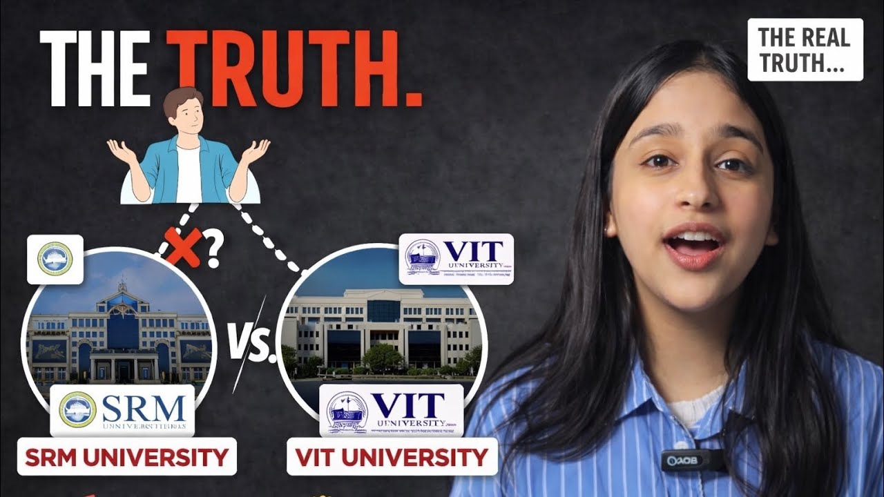 Stop Listening to Quora! 🛑 VIT vs SRM (Only Data) The BRUTAL Reality.