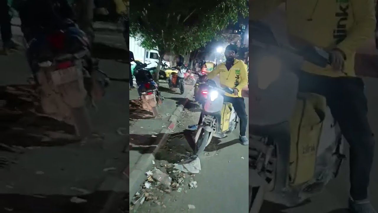 Bangalore street - poor maintenance 