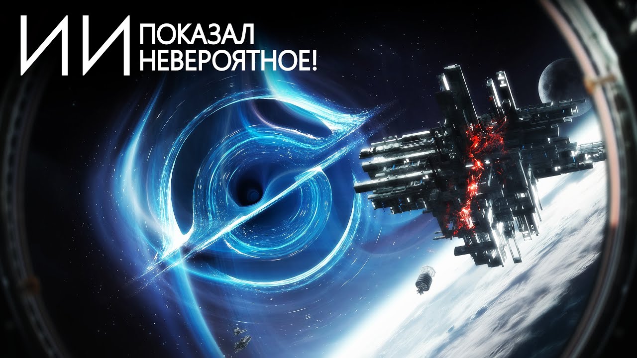 ИИ заглянул внутрь ЧЁРНОЙ ДЫРЫ — потрясающая визуализация NASA.