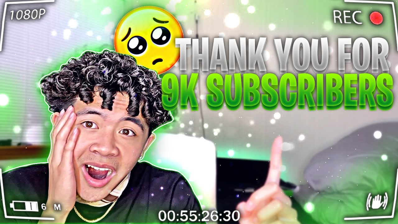 Thank You For 9,000 SUBSCRIBERS ! **EMOTIONAL** 🥺
